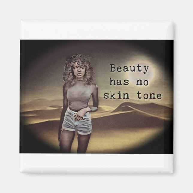 Íman beleza não tem tom de pele (Frente)