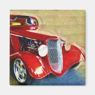 Íman Beleza vermelha - o carro do coletor clássico