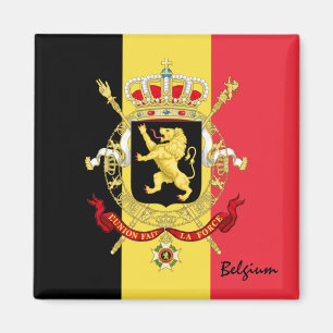 Íman Belgian flag & Belgium travel, holiday /sports