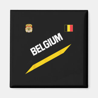 Íman Belgian Football Soccer Ball Travel Jersey Allez L