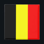 Íman Bélgica<br><div class="desc">Ilustração da bandeira nacional da Bélgica. Personalize e adicione texto facilmente. Imagem disponível em vários presentes e produtos.</div>