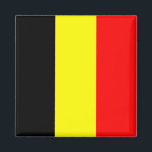 Íman Bélgica<br><div class="desc">Ilustração da bandeira nacional da Bélgica. Personalize e adicione texto facilmente. Imagem disponível em vários presentes e produtos.</div>