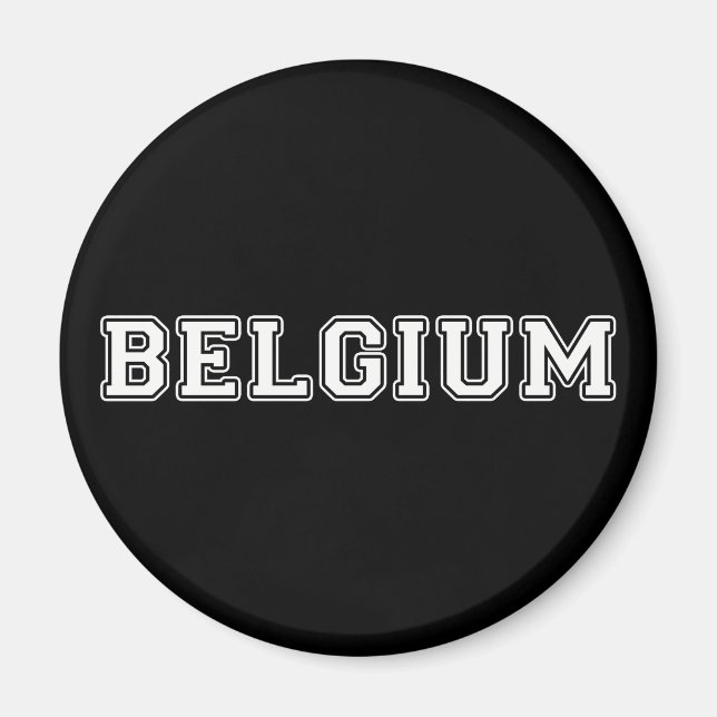 Íman Bélgica (Frente)
