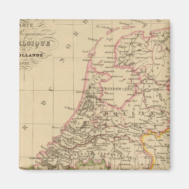 Íman Bélgica e Holanda, 1812 (Frente)
