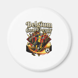 Íman Bélgica Gol Energia Esqueleto Atacante Nações Negr
