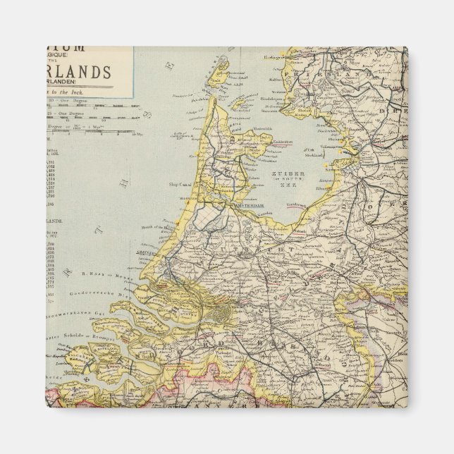 Íman Bélgica, Países Baixos 2 (Frente)