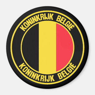 Íman Bélgica Round Emblem