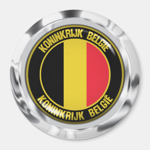 Íman Bélgica Round Emblem