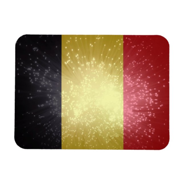 Íman België; Bélgica Flag (Horizontal)