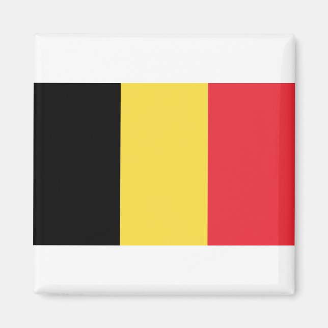 Íman Belgien - Belgique - België - Bélgica Flag (Frente)