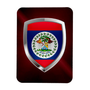 Íman Belize Emblem Metálico