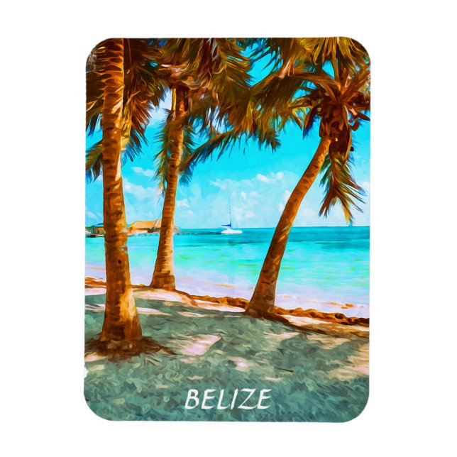 Íman Belize Tropical Beach (Vertical)
