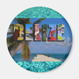 Íman Belize Tropical Beach Blue Ocean FoViagem