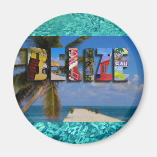 Íman Belize Tropical Beach Blue Ocean FoViagem