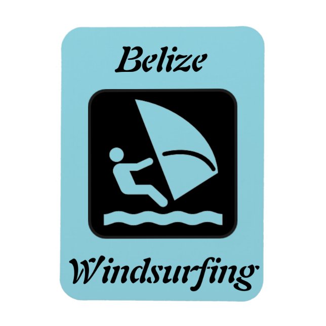 Íman Belize Windsurfing (Atol de Recifes de Glover) (Vertical)