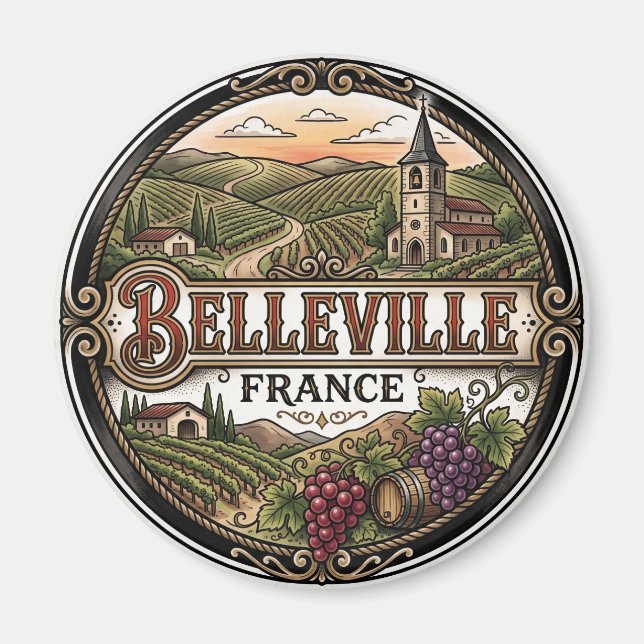 Íman Belleville França (Frente)