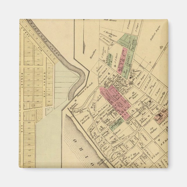 Íman Bellevue Borough (Frente)