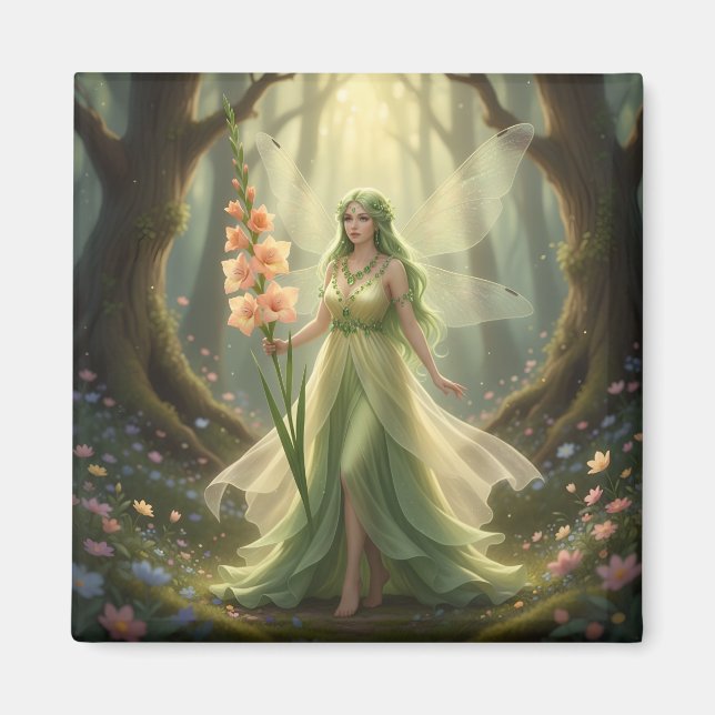 Íman Belo August Peridot Fairy (Frente)