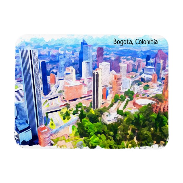 Íman Belo Bogota Colômbia Cidade Panorama (Horizontal)