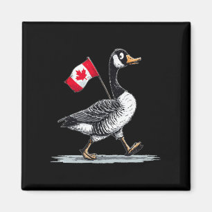 Íman Belo Canadá Olhando Animal Com Ganso Legal