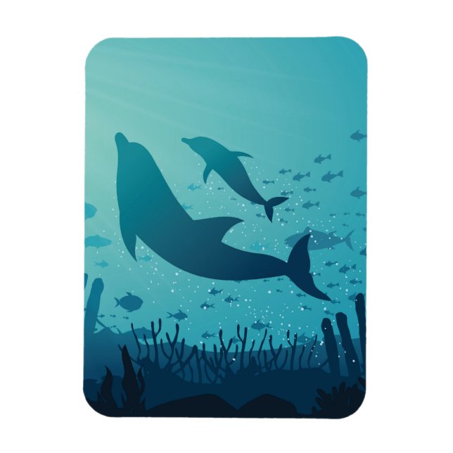 Íman Belo Oceano subaquático (Vertical)