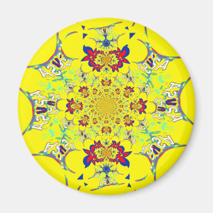 Íman Belo Ouro de Luz Arte Floral: Um Toque Posh