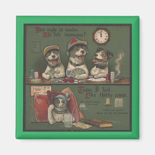 Íman Belo Pictorial Meditando Magnetos. (Frente)