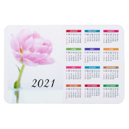 Íman Belo Pink Peony | Calendário Floral 2021