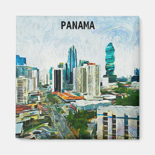 Íman Belo poço de óleo da cidade do Panamá