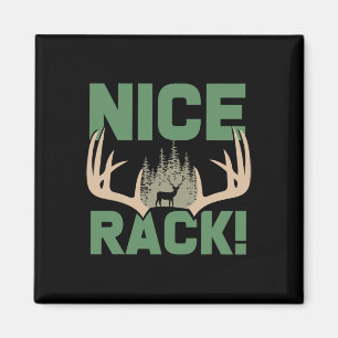 Íman Belo Rack Antlers Deer Engraçado Caçando Humor Caç
