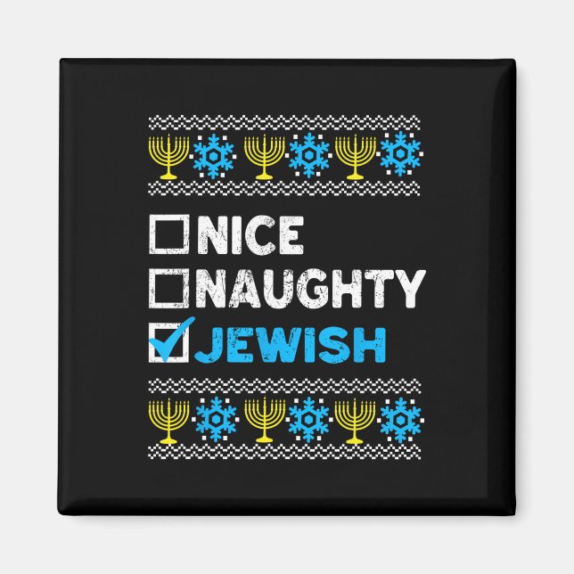 Íman Belo Suéter Judeu e Malvado Chanukah Chanukah (Frente)