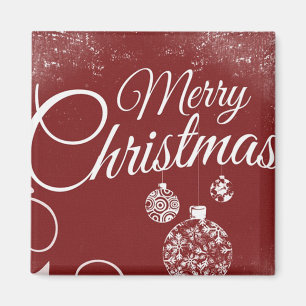 Íman Belo Wallpaper Vermelho com decorações de Natal