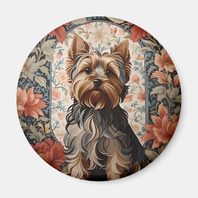 Íman Belo Yorkie | Yorkshire Terrier Portrait (Frente)