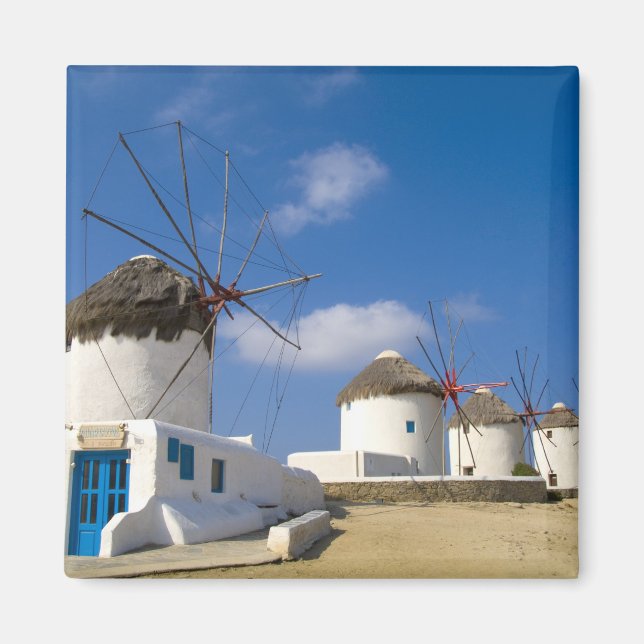 Íman Belos moinhos de vento na ilha de Mykonos, (Frente)