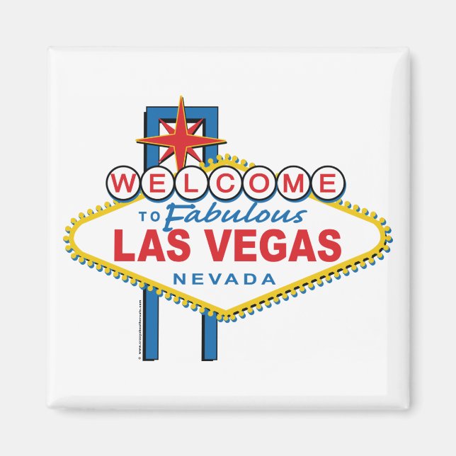 Íman Bem-vindo a Las Vegas (Frente)