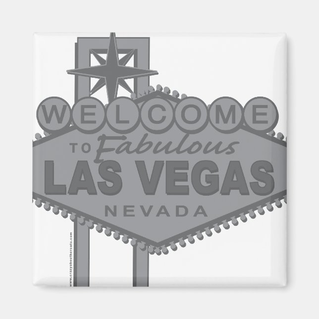 Íman Bem-vindo a Las Vegas Fabulosa (Frente)