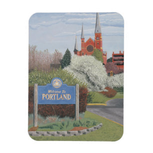 Íman Bem-vindo a Portland, Maine