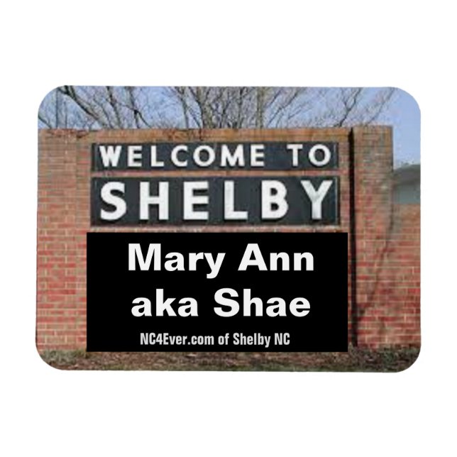 Íman BEM-VINDO A SHELBY Mary Ann aka Shae Flexible (Horizontal)