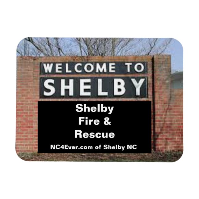 Íman BEM-VINDO À SHELBY Shelby Fire & Rescut Flexible (Horizontal)