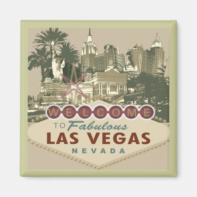 Íman Bem-vindo a Vegas (Frente)