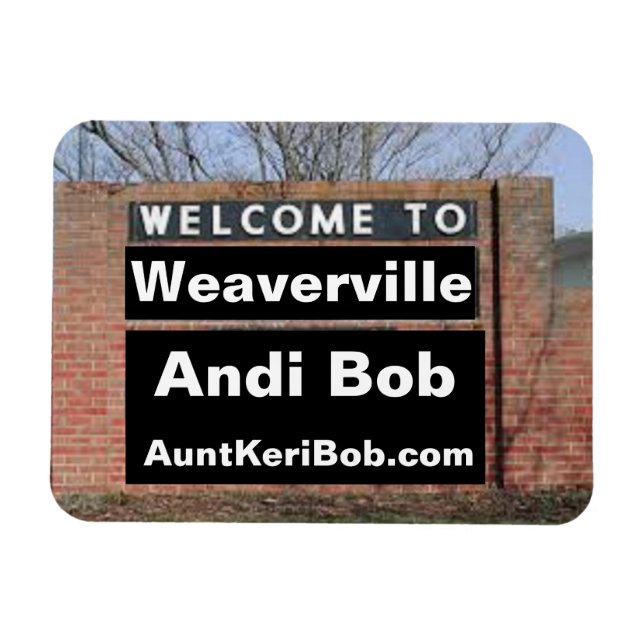Íman BEM-VINDO A Weaverville Andi Bob Flexible (Horizontal)