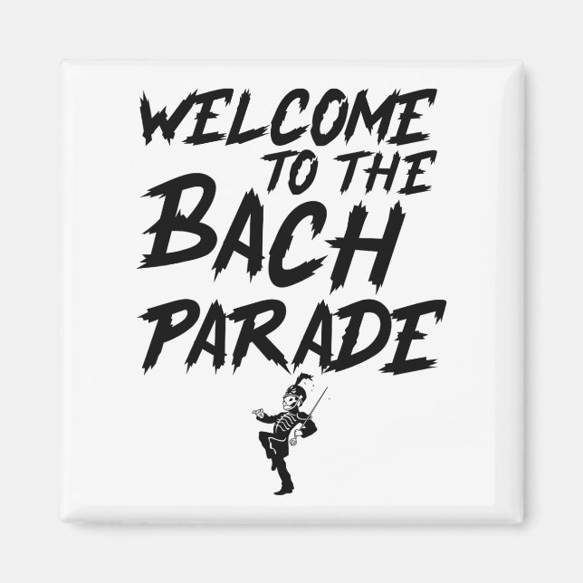 Íman Bem-Vindo Ao Bach Parade Bride Squad Gothic Bach (Frente)
