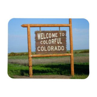 Íman Bem-vindo ao Colorful Colorado