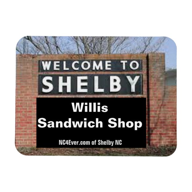Íman BEM-VINDO AO Compro SHELBY Willis Sandwich Flexíve (Horizontal)