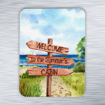 Íman Bem-vindo ao Cruzeiro Personalizado da Paisagem de<br><div class="desc">Este design pode ser personalizado na área fornecida pela alteração da foto e/ou do texto. Ou pode ser personalizado clicando em Personalizar este Modelo e, em seguida, escolhendo o clique para personalizar mais a opção e excluir ou alterar a cor do plano de fundo, adicionar texto, alterar a cor ou...</div>