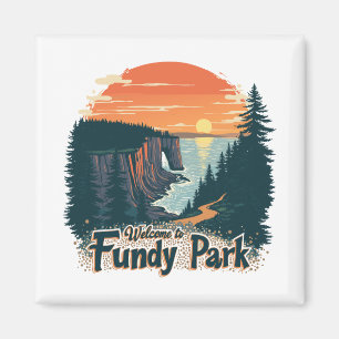 Íman Bem-vindo ao Fundy National Canadian Park