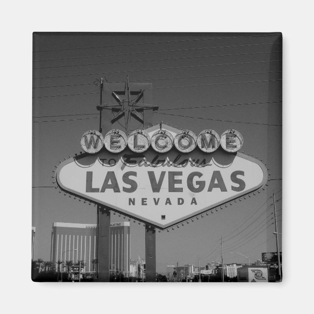 Íman Bem-vindo ao Magnet de Las Vegas (Frente)