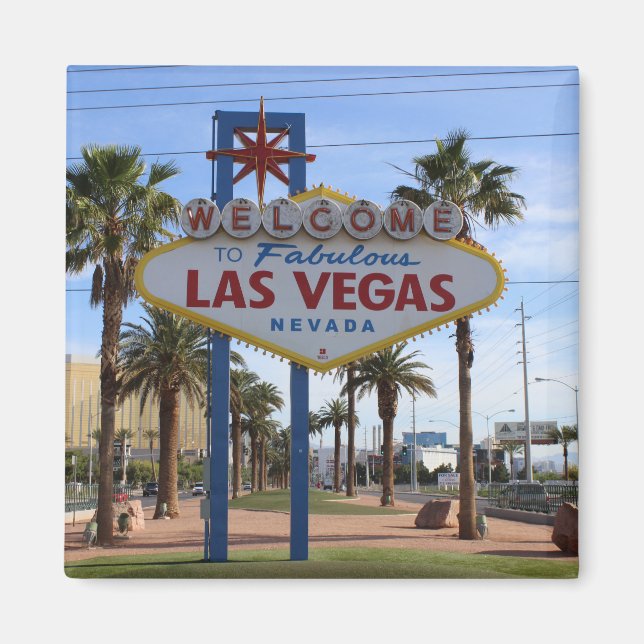 Íman Bem-Vindo Ao Magnet De Las Vegas! (Frente)
