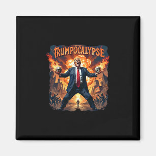 Íman Bem-vindo ao Trump-ocalypse Engraçado Donald Trump