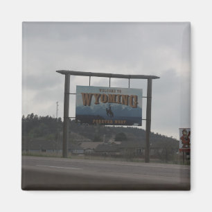 Íman Bem-vindo ao Wyoming Magnet
